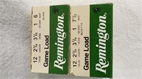 Remington 12 gauge shells 2 3/4” 6 and7 1/2 shot