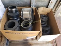 Box Fernco Rubber Reducer Connectors/ Box O Rings