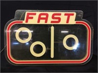 Fast Lighted Advertising Sign