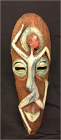 French Wooden Carved Mask