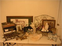 Christmas lot: Snow Baby figurine, much more