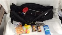 Deneveu creek tackle tote and assorted ice