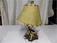 antler lamp