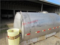 1400 Gallon Stainless Steel Nurse Tank