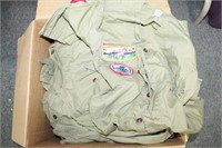 GROUPING: BSA UNIFORM SHIRTS AND TROUSERS