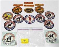 GROUPING BSA PATCHES AND STICKERS