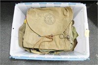 GROUPING: BSA TOTE, CANTEEN, SASHES, ETC.