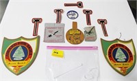 GROUPING OF BSA PLAQUES AND PATCHES