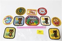 10 BSA PATCHES - 1960'S