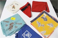 GROUPING OF NECKERCHIEF'S - 1950'S AND NEWER