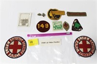 GROUPING: BSA PATCHES - 1940'S AND OLDER