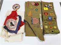 GROUPING: SASHES WITH PATCHES AND MEDALS,