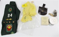 GROUPING: GSA COLLECTIBLES SASH WITH PATCHES,