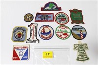 12 BSA PATCHES FROM THE 1950'S AND '60'S