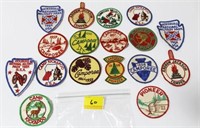 17 BSA PATCHES - 1950'S AND NEWER