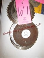 Approx 11 mixed size saw blades