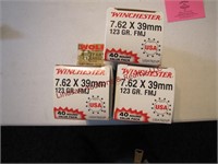 4 boxes of 7.62 x39 (approx 132 rds) SEE PICS