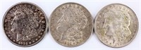 Coin 3 United States Morgan Silver Dollars