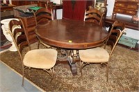 5pc Breakfast set w/ round table w/ 4 chairs