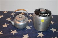 Aluminum Tea pot & Coffee Can