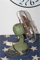 Antique Cast Iron 40s Oscillating Tabletop  Fan