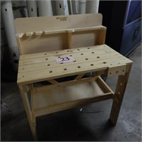 DISCOVERY KIDS TOOL BENCH  SOLID WOOD   30  X  24