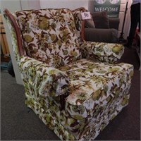 VINTAGE UPHOLSTERED CHAIR BY GREENE BROTHERS