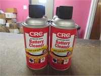 Lot 4 Cans CRC Battery Cleaner NEW