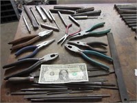 30+ Hand Tools Files~Pliers~Punches