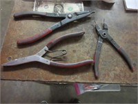 Lot 3 Specialty Pliers Hand Tools