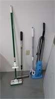 Misc Lot-Electric Super Broom,&other Cleaning Item