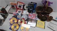 Misc Lot-Various CD's, VHS-C Cassette Adapter&More