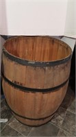 Vintage Large Wooden Barrel