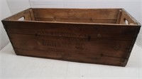Vintage Wooden Box-Approx 31 1/2"L x13"W x11 1/2"H
