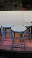 3 Stools-Approx. 22"H