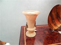 Onyx Honey Vase With Metal Finish Handles