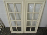 5 SETS- OASIS MULLION STYLE DOORS (ALL IN 1 LOT)