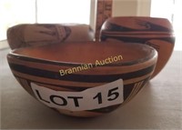 3 Native American Pottery Bowls
