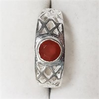 Sterling Silver Gemstone Ring Size 6.5,