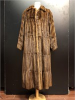 Neiman-Marcus Fendi Mink Fur Full Length Coat