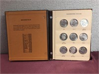 Complete 32-Coin Eisenhower Dollar Set in Album