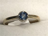 $600. 10kt. Sapphire Ring (Size 7.5)