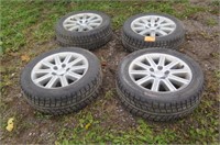 4 Toyo Observe Gsi-5 Tires & Rims Size P265/50r20