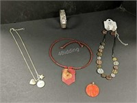 JD- Lot of Costume Necklaces & More
