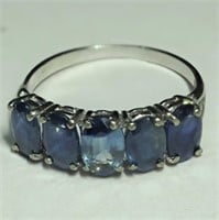 $1000. 10kt. Sapphire Ring (Size 6.5)