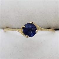 $600. 14kt. Sapphire Ring (Size 7)