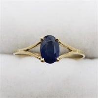 $400. 10kt.  Sapphire Ring (Size 6.5)