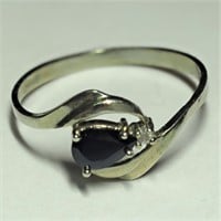 $500. 10kt. Sapphire Ring (Size 6.5)