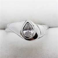 $200. S/Silver Cubic Zirconia Ring