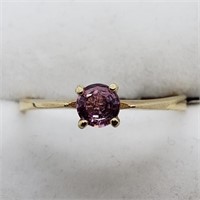 $900. 14kt. Pink Sapphire Ring (Size 7.5)